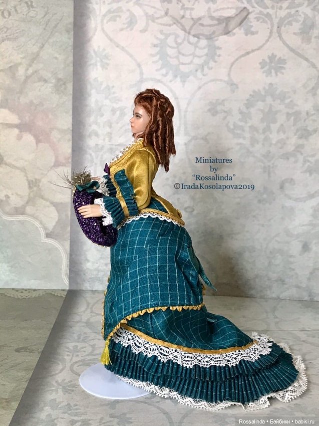 Викторианская мода в миниатюре 1:12