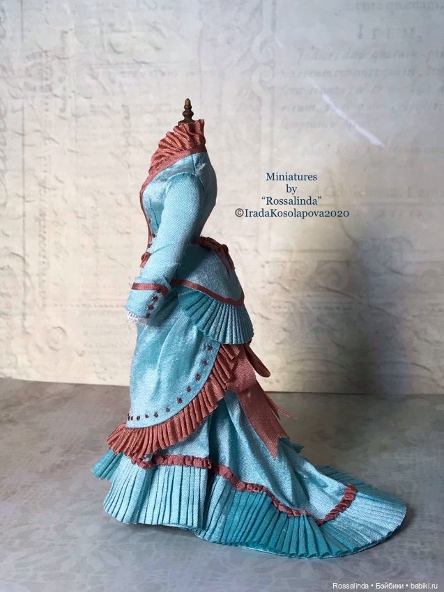 Викторианская мода в миниатюре 1:12