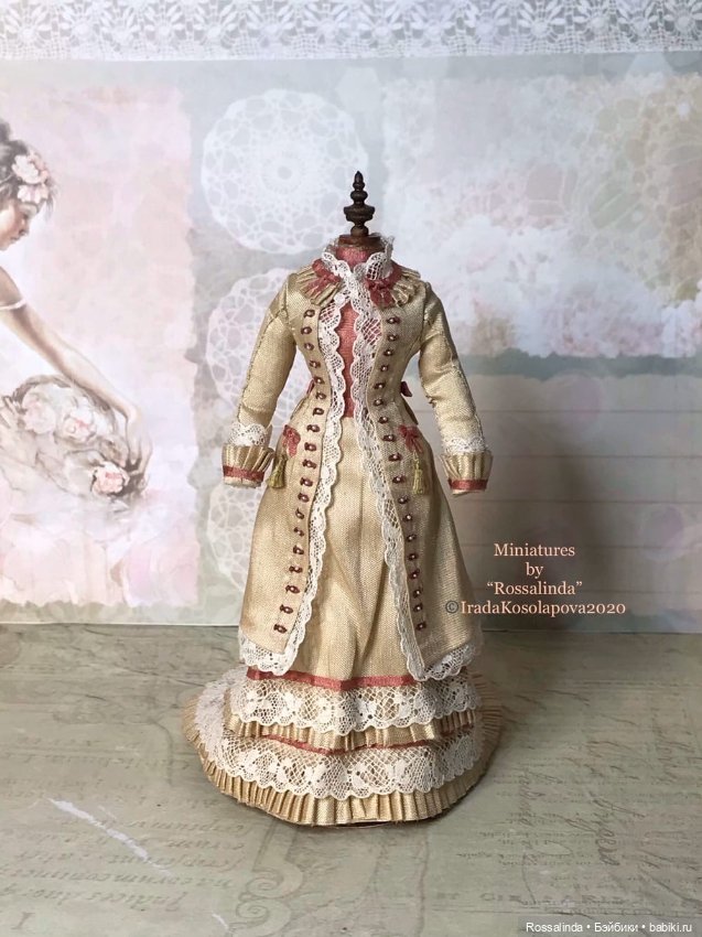 Викторианская мода в миниатюре 1:12 (фото 2)