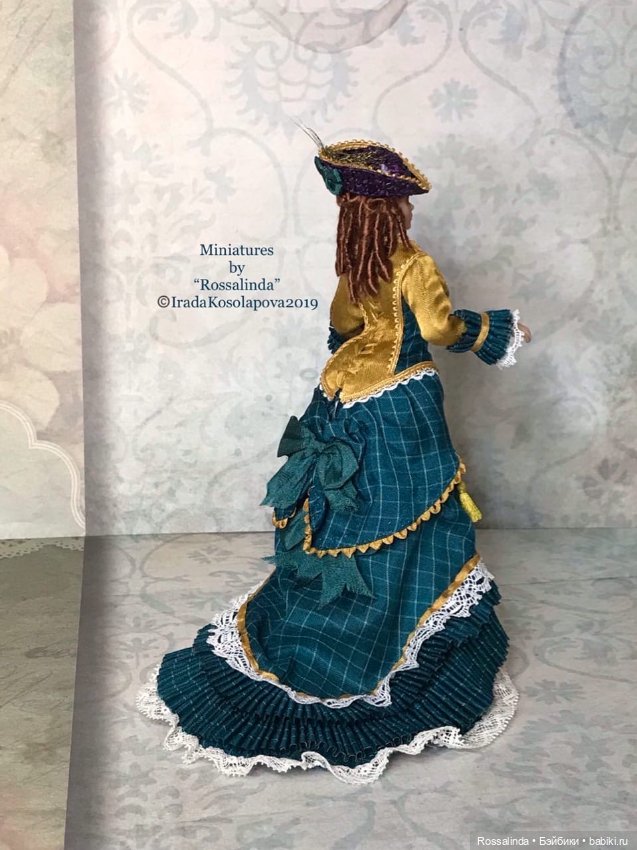 Викторианская мода в миниатюре 1:12