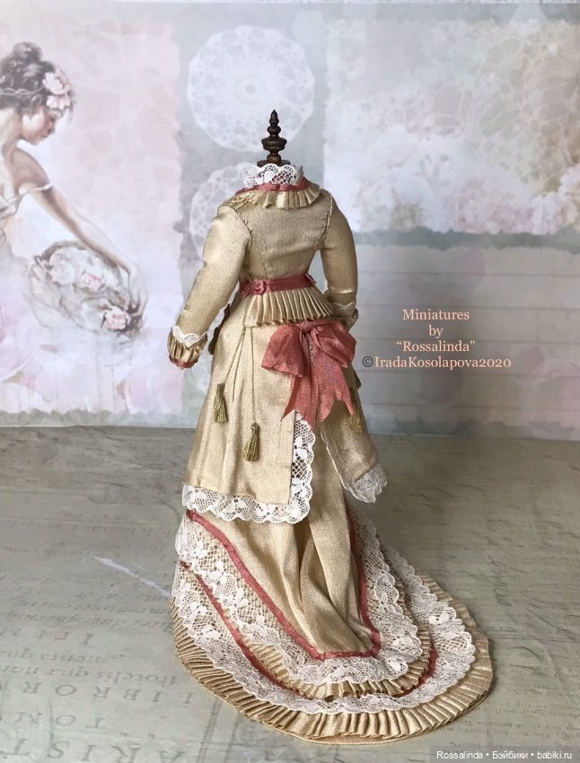 Викторианская мода в миниатюре 1:12 (фото 3)