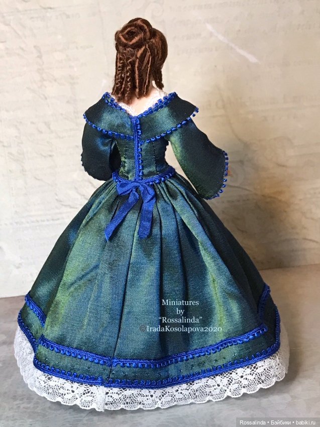 Викторианская мода в миниатюре 1:12
