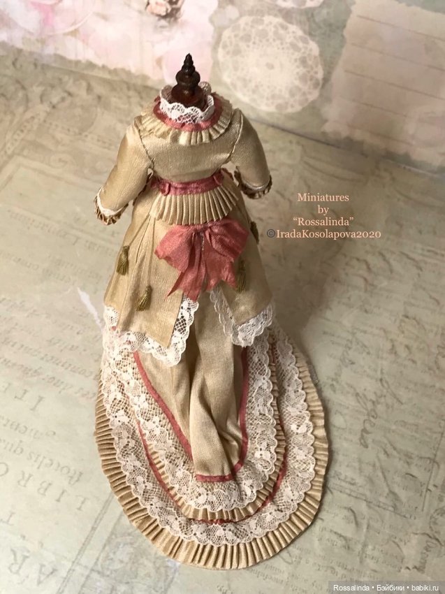 Викторианская мода в миниатюре 1:12 (фото 4)