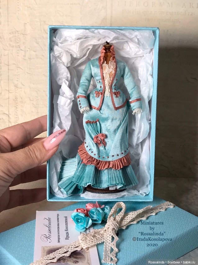 Викторианская мода в миниатюре 1:12