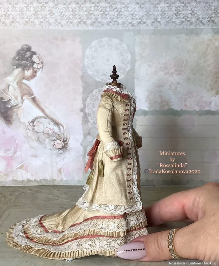 Викторианская мода в миниатюре 1:12 (фото 10)