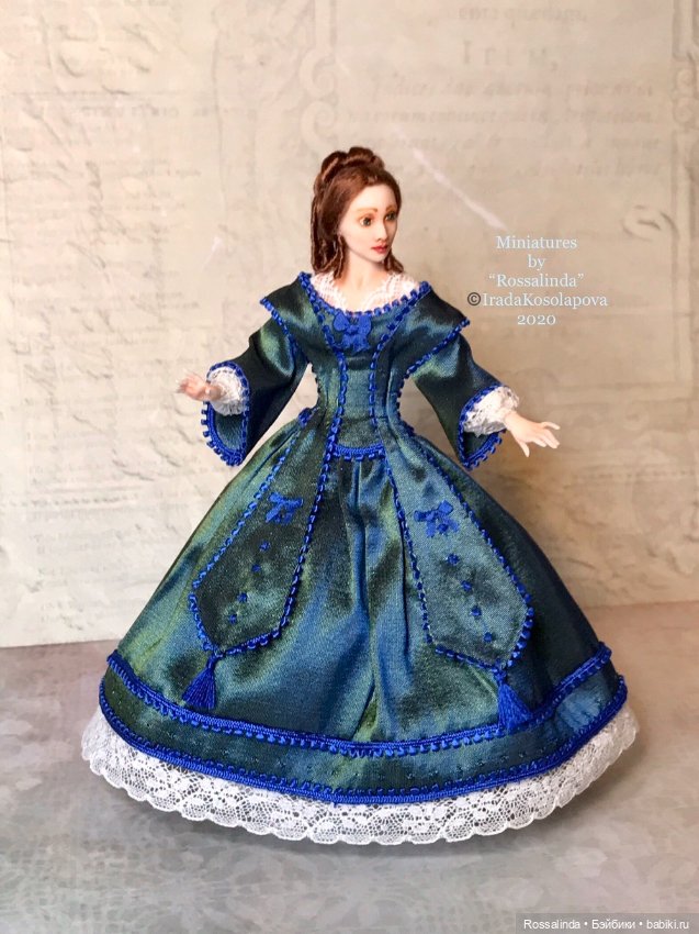Викторианская мода в миниатюре 1:12