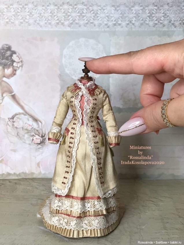 Викторианская мода в миниатюре 1:12 (фото 9)