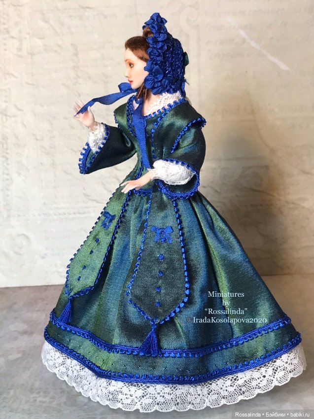 Викторианская мода в миниатюре 1:12