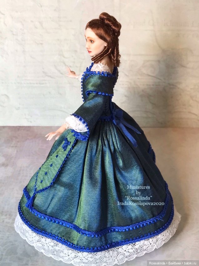 Викторианская мода в миниатюре 1:12