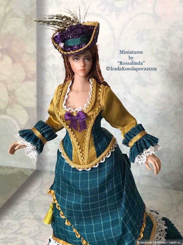 Викторианская мода в миниатюре 1:12