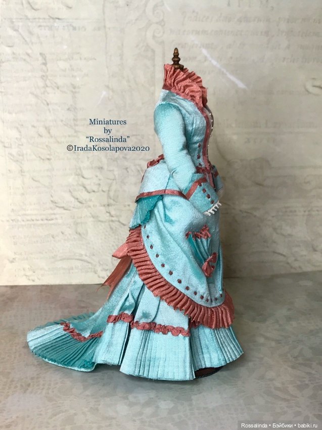 Викторианская мода в миниатюре 1:12