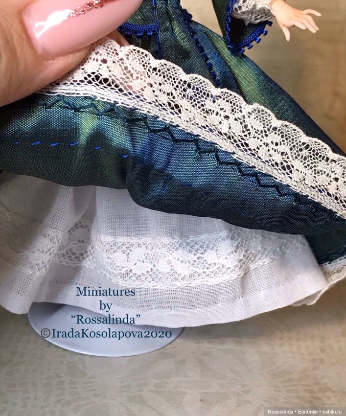 Викторианская мода в миниатюре 1:12