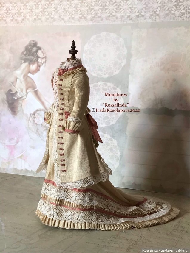 Викторианская мода в миниатюре 1:12