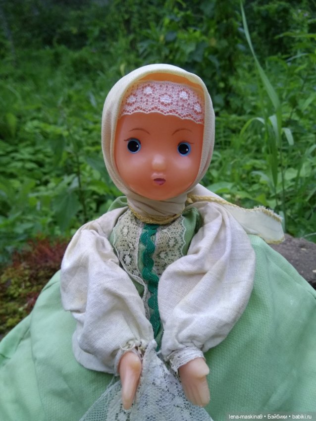 Куколка Дуняша — Игрушки СССР и советского детства: резиновые (фото 5)