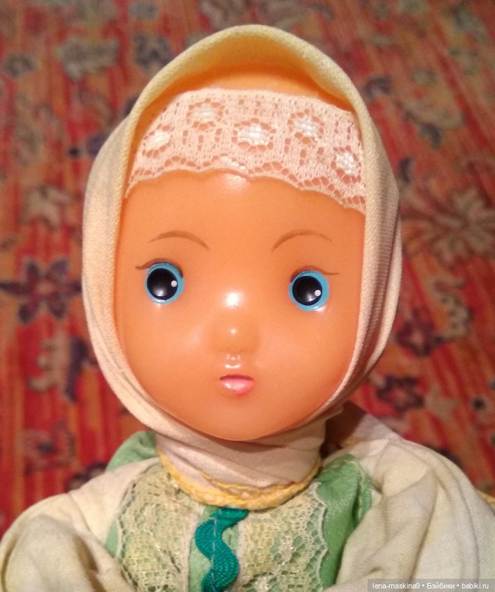 Куколка Дуняша — Игрушки СССР и советского детства: резиновые (фото 8)