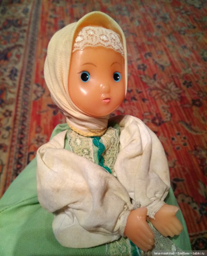 Куколка Дуняша — Игрушки СССР и советского детства: резиновые (фото 9)