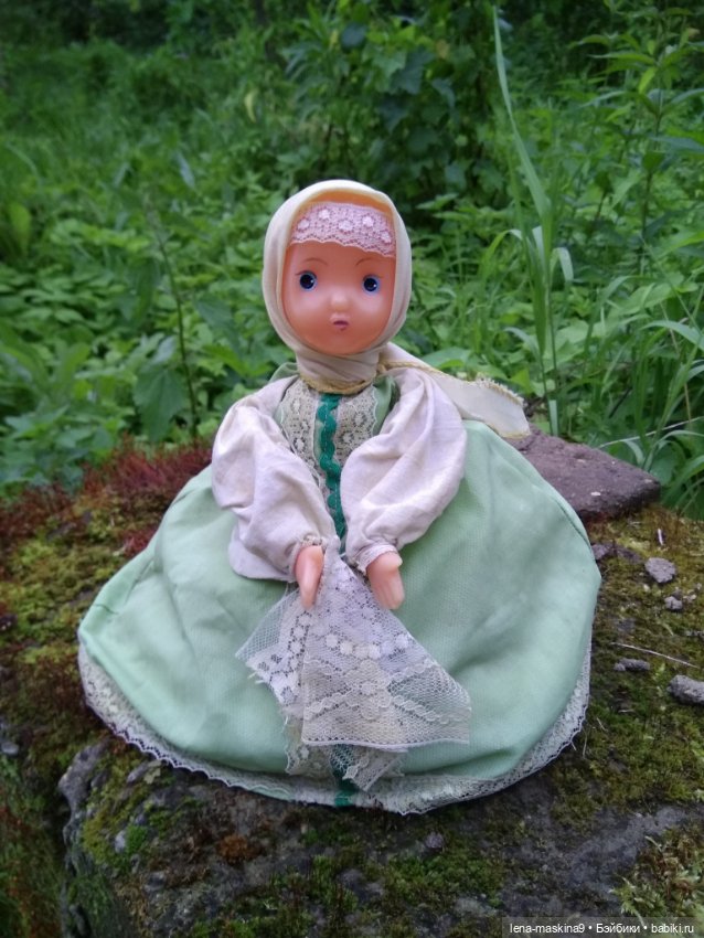 Куколка Дуняша — Игрушки СССР и советского детства: резиновые (фото 7)