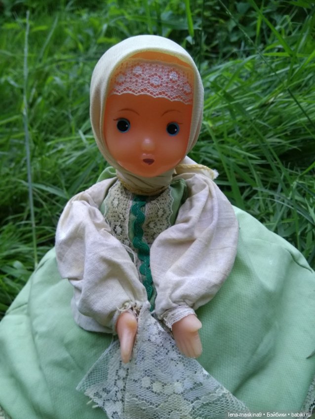 Куколка Дуняша — Игрушки СССР и советского детства: резиновые (фото 3)