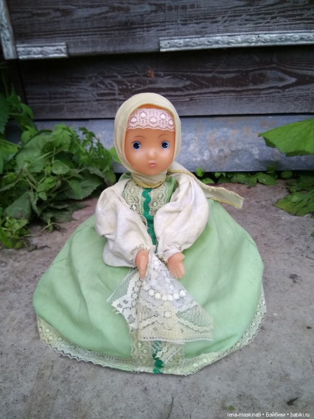Куколка Дуняша — Игрушки СССР и советского детства: резиновые (фото 2)