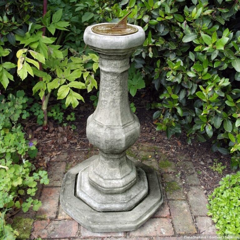 СОЛНЕЧНЫЕ ЧАСЫ в ландшафтном дизайне (фото 7)