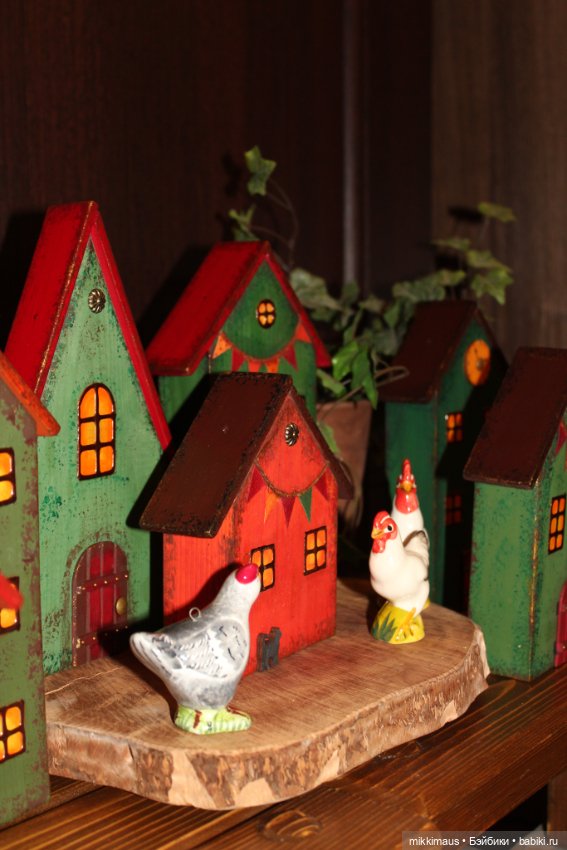 Цвет настроения - зелёный! Домики Глазуновой Анны