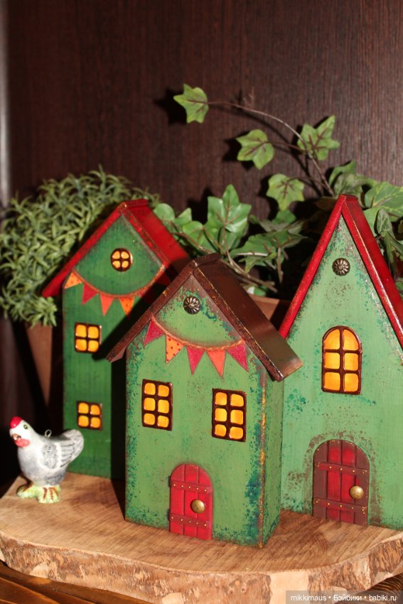 Цвет настроения - зелёный! Домики Глазуновой Анны (фото 7)