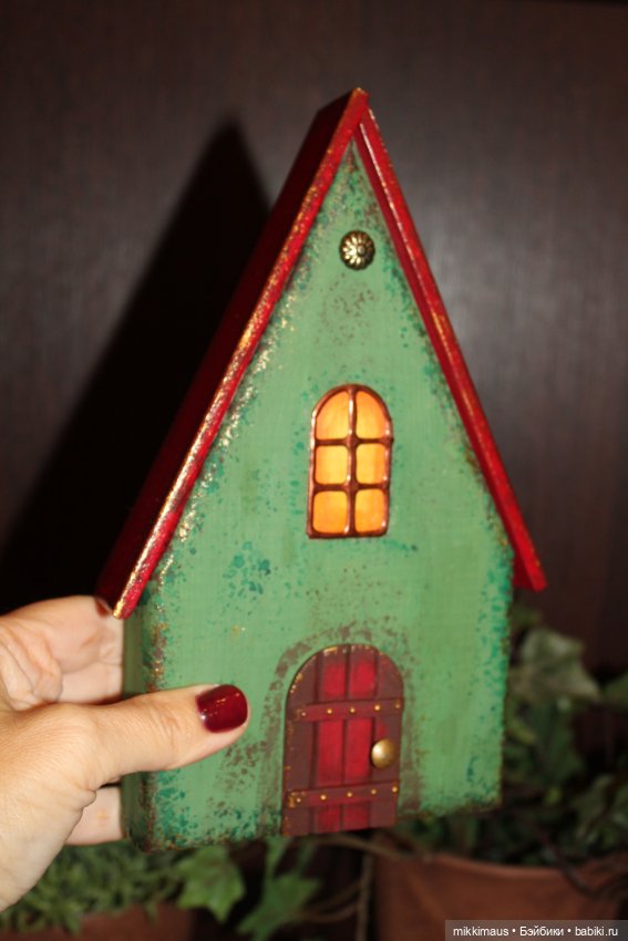 Цвет настроения - зелёный! Домики Глазуновой Анны