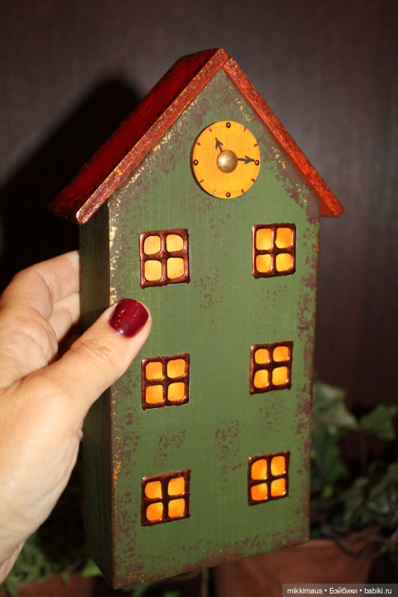 Цвет настроения - зелёный! Домики Глазуновой Анны