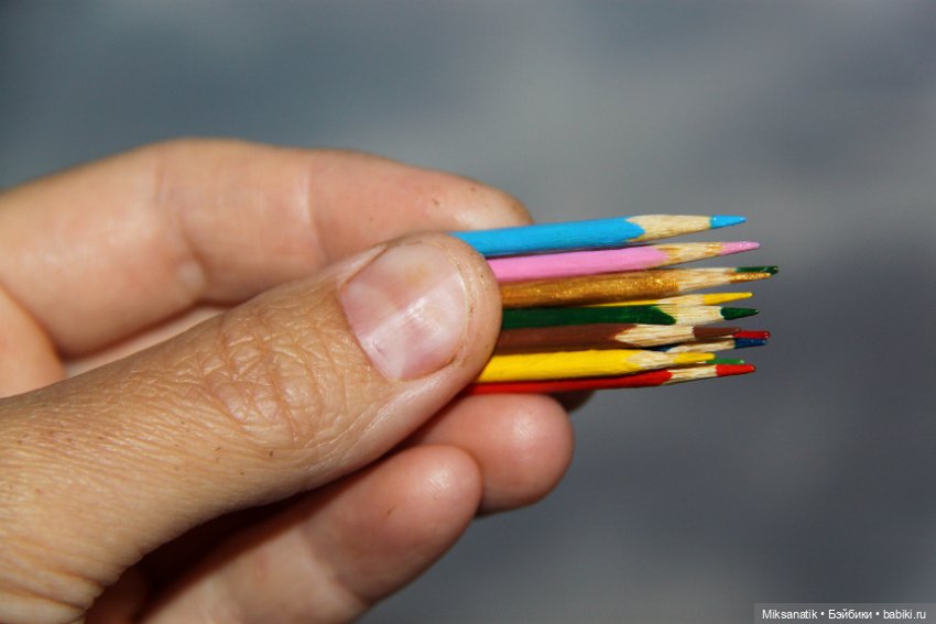 В коробке с карандашами — Кукольная миниатюра своими руками: еда (фото 8)