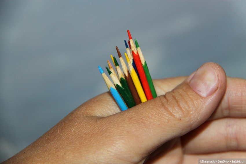 В коробке с карандашами — Кукольная миниатюра своими руками: еда (фото 6)