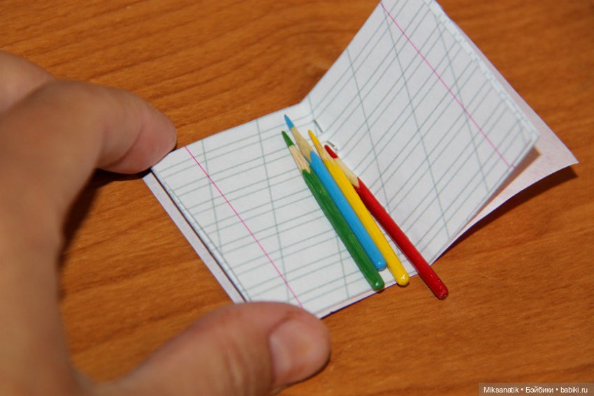 В коробке с карандашами — Кукольная миниатюра своими руками: еда