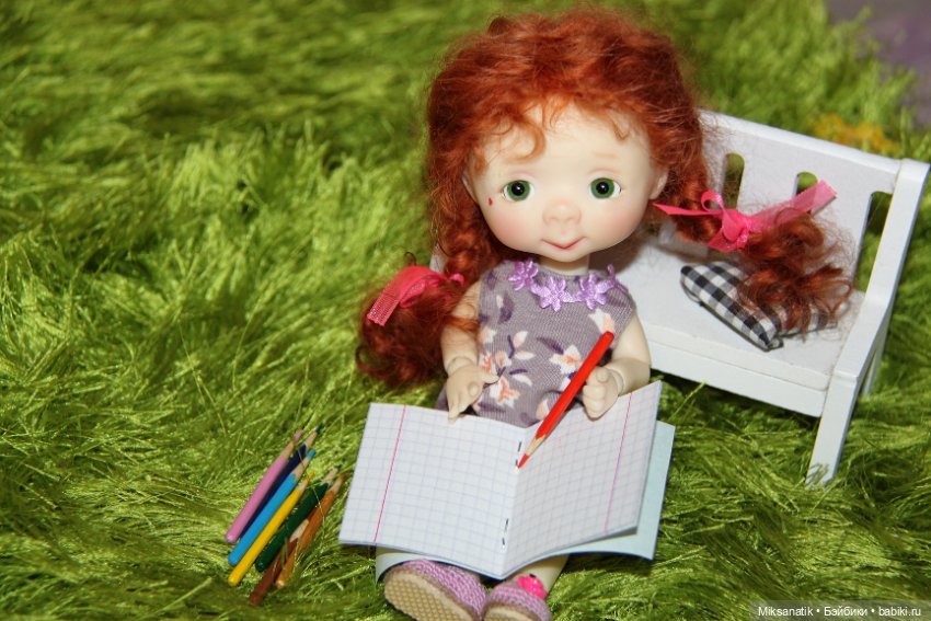 В коробке с карандашами — Кукольная миниатюра своими руками: еда