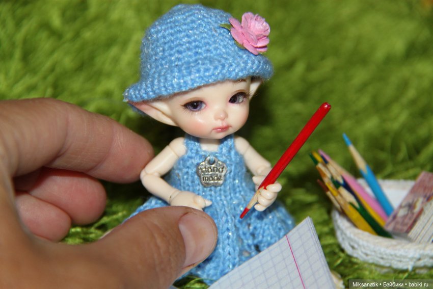 В коробке с карандашами — Кукольная миниатюра своими руками: еда