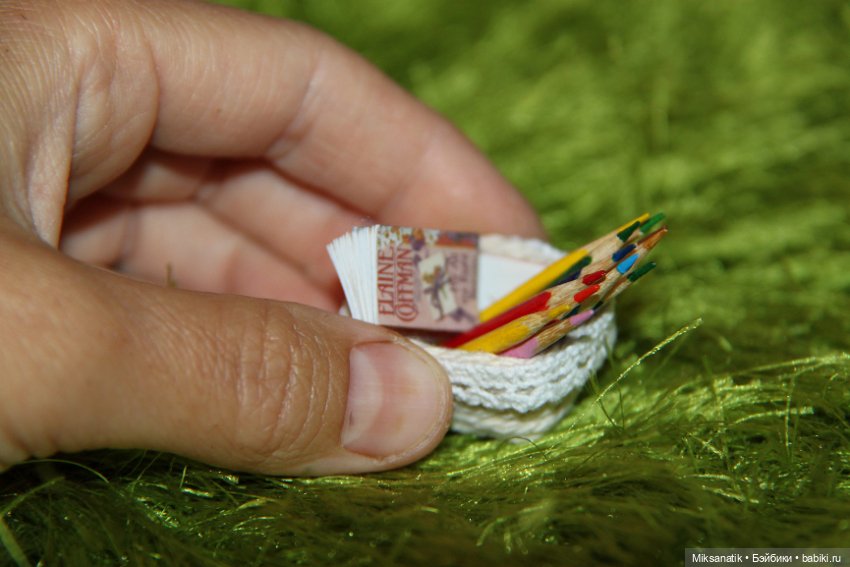 В коробке с карандашами — Кукольная миниатюра своими руками: еда