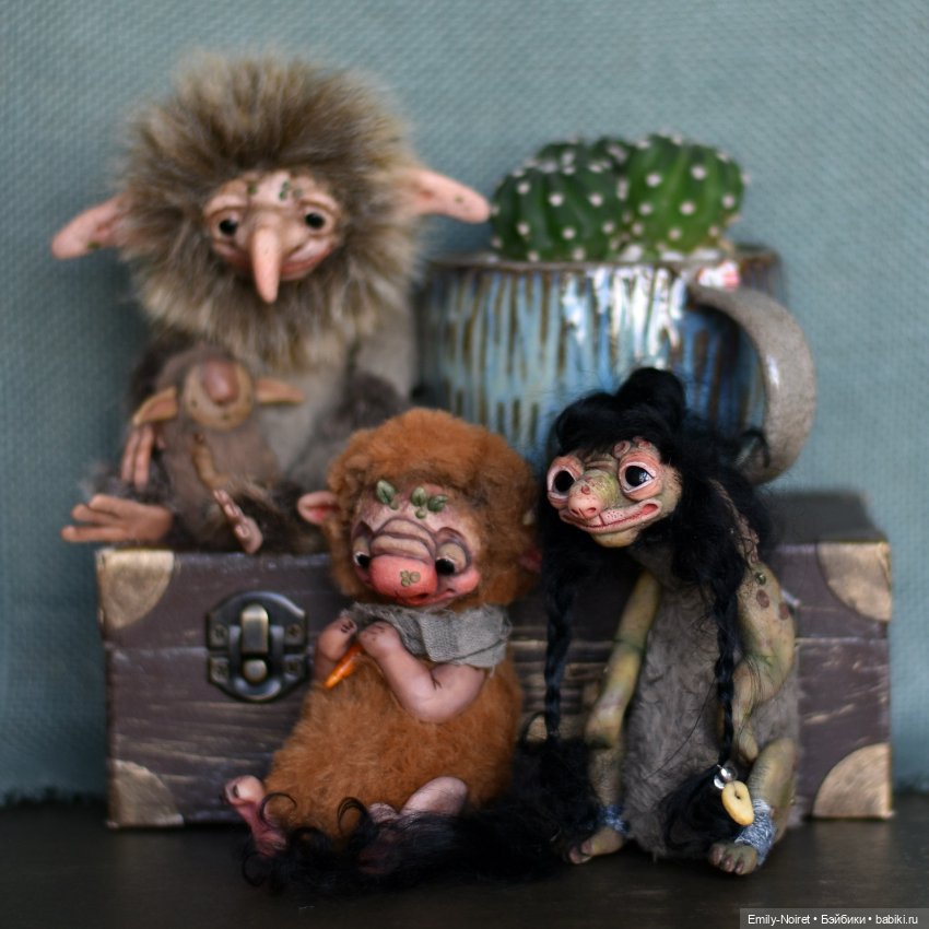 Домашние тролли — Домашние фото авторских игрушек: Тедди (фото 4)