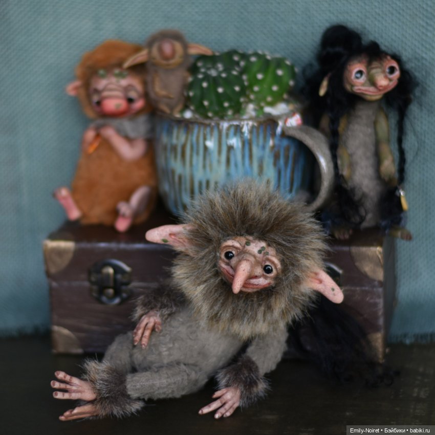 Домашние тролли — Домашние фото авторских игрушек: Тедди (фото 7)