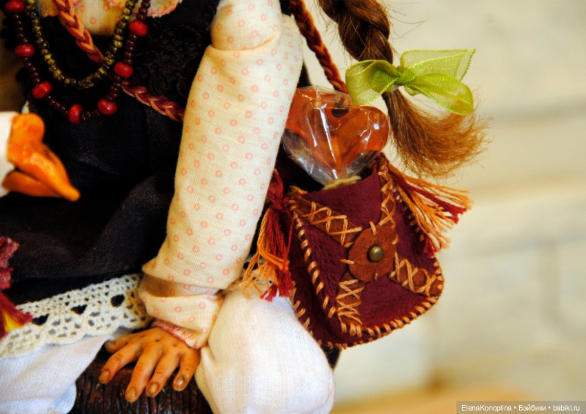 Внучка бабы Яги — Авторские портретные куклы по фото: галерея работ (фото 8)