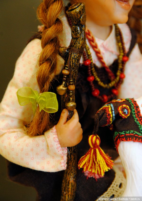 Внучка бабы Яги — Авторские портретные куклы по фото: галерея работ (фото 7)