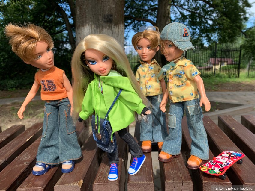 Братц. Скейтбордистка и К. Фото