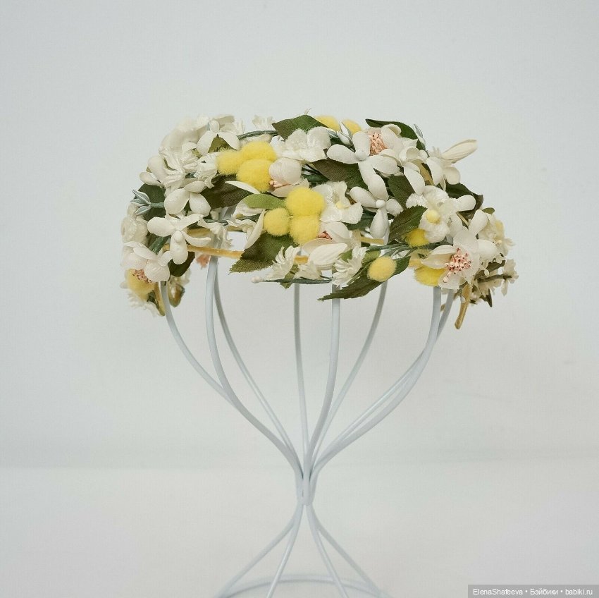 Антикварные цветы на шляпках