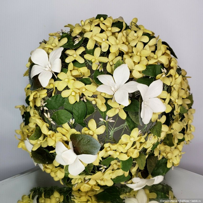 Антикварные цветы на шляпках (фото 3)