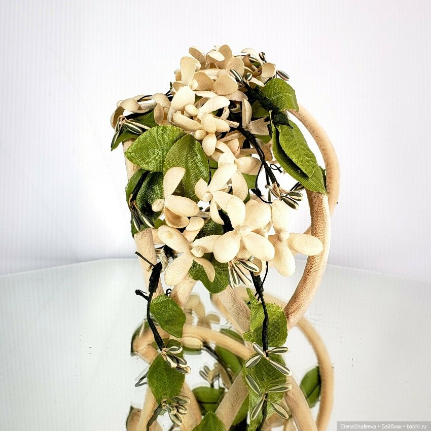 Антикварные цветы на шляпках (фото 5)