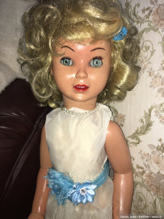 Антикварная ходячая кукла