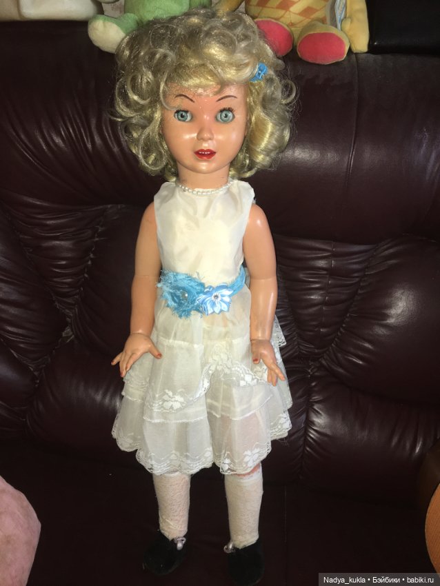 Антикварная ходячая кукла (фото 2)