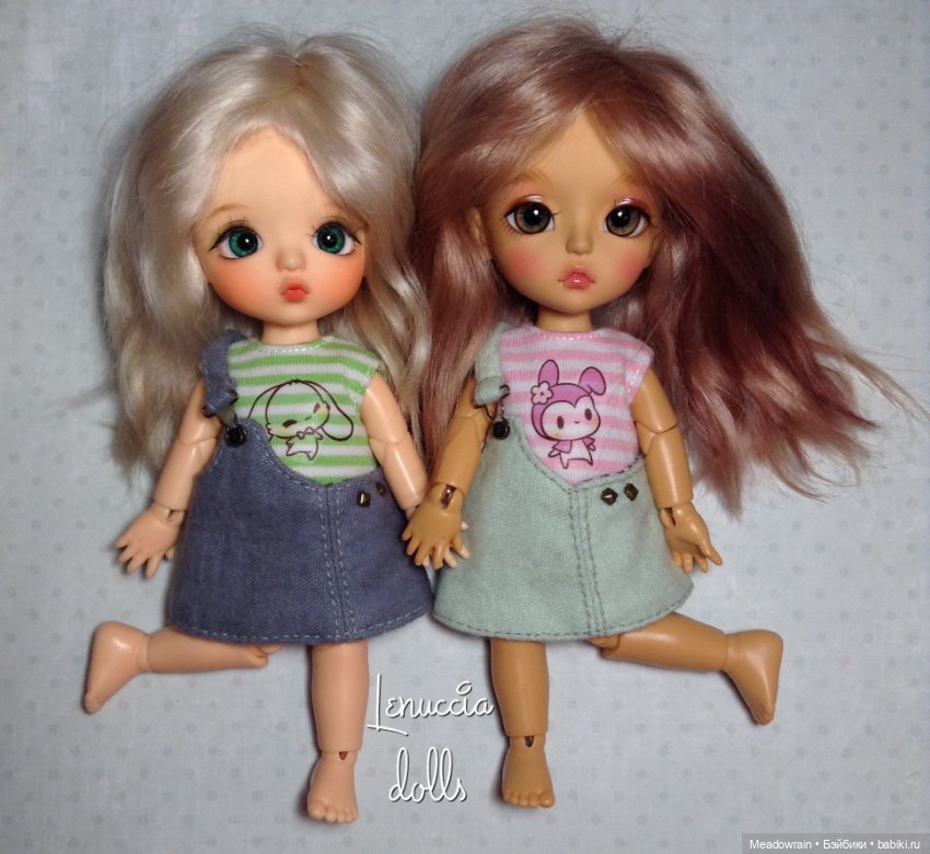 Полосатые подружки — Одежда и обувь для кукол BJD (БЖД): 1/3