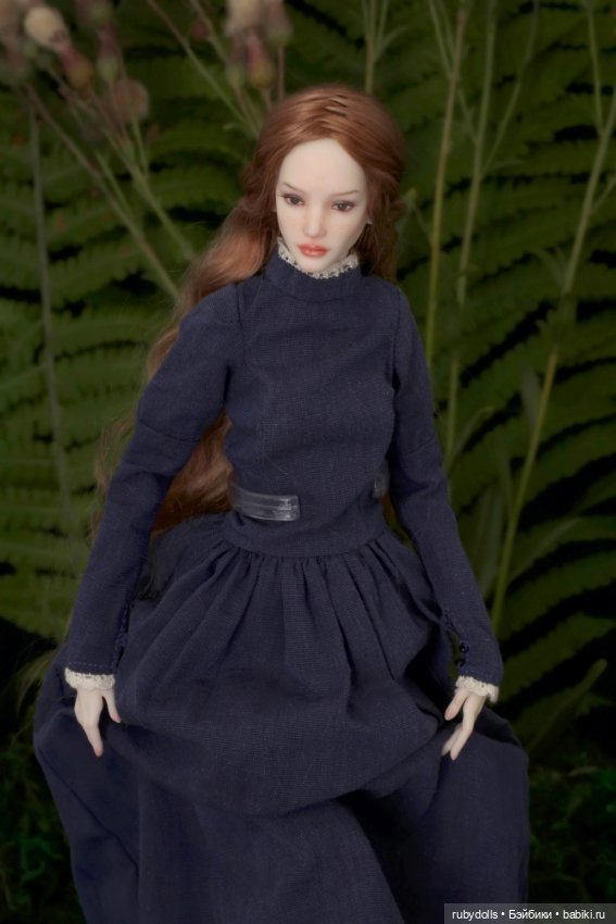 Авторская шарнирная кукла Руна, лесная фея (фото 3)