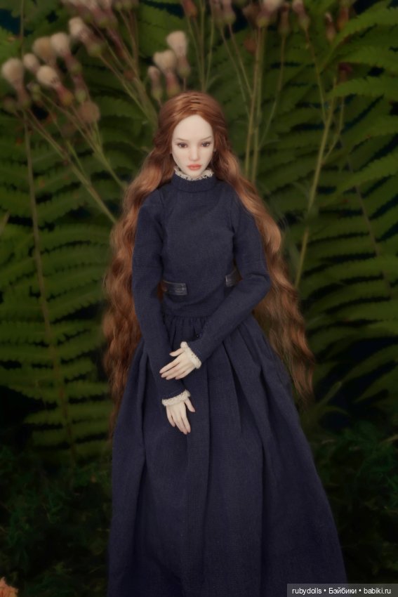 Авторская шарнирная кукла Руна, лесная фея