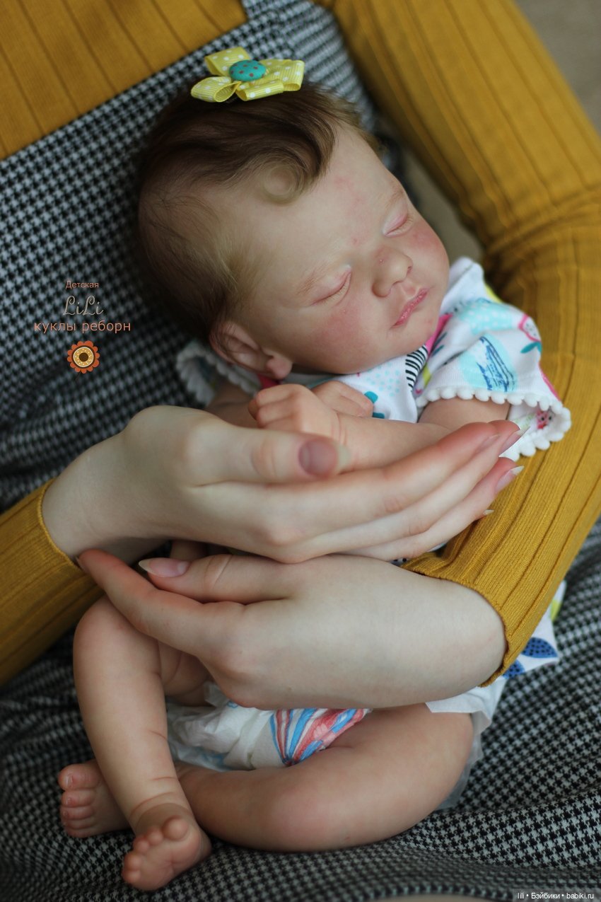 Малышка из молда Sam от скульптора Gudrun Legler