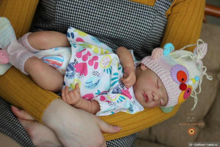 Малышка из молда Sam от скульптора Gudrun Legler