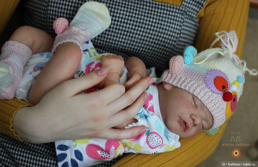 Малышка из молда Sam от скульптора Gudrun Legler